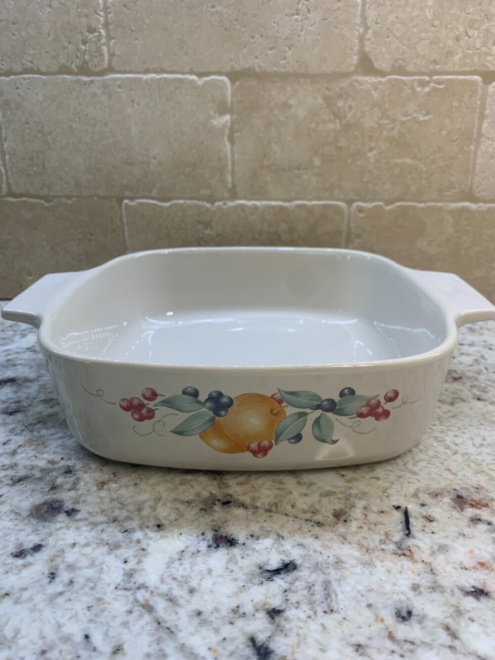 Corning Ware Abundance A-1-B 1L Square Casserole Baking Dish 6 /8"